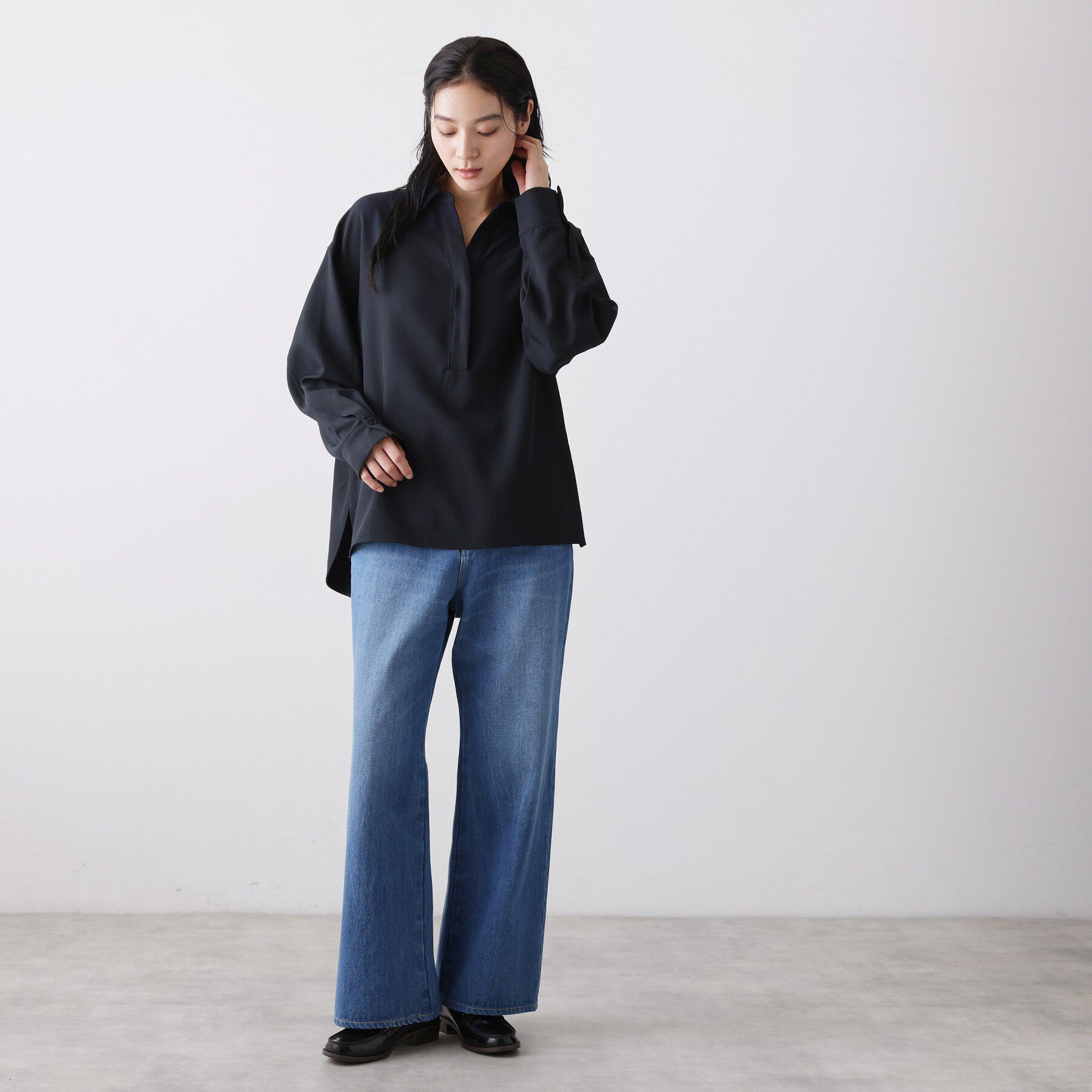 Dessin「【2点セット・洗える】メランジツイルセットアップ」|スーツ|