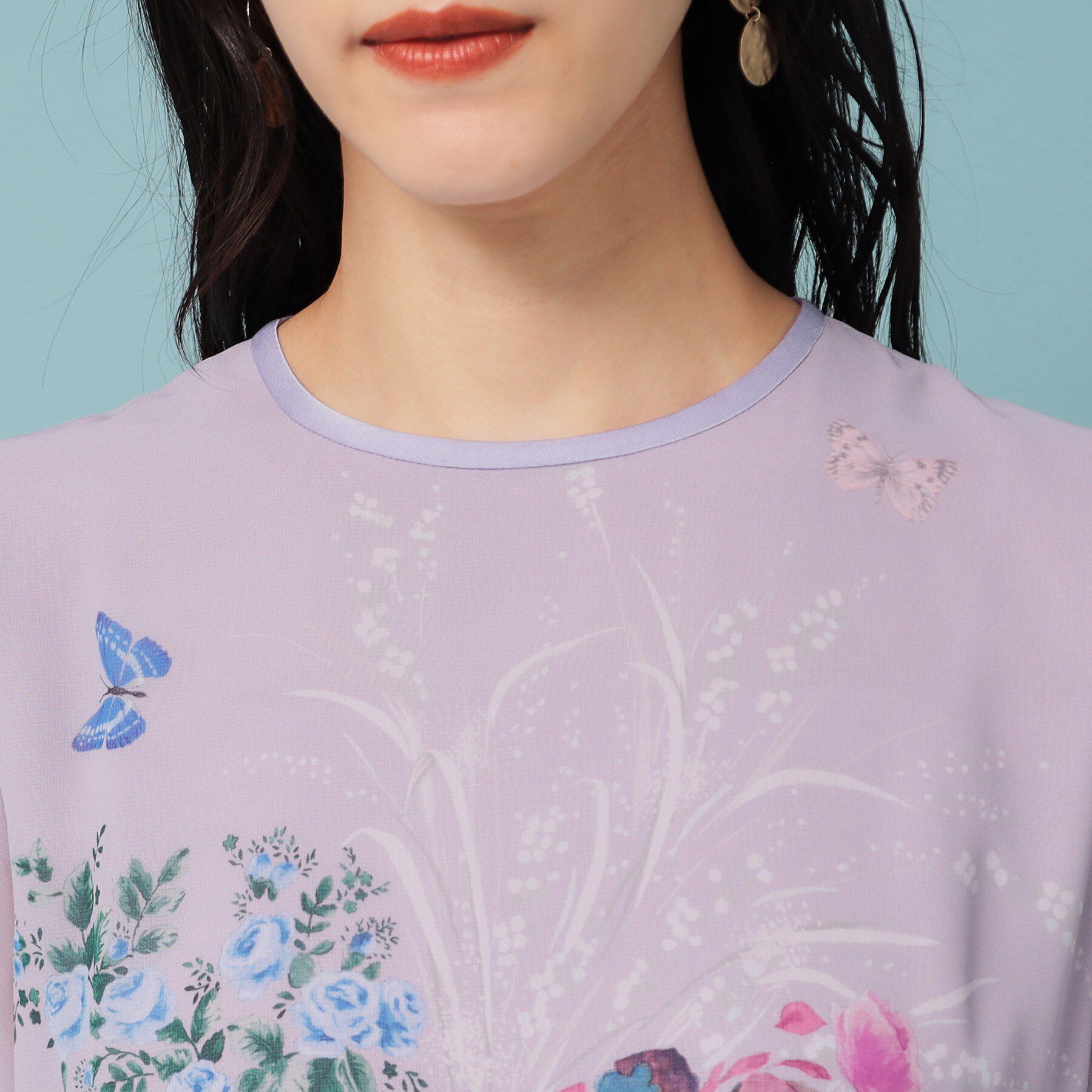 SunaUna「【co creation and yours／SS～L】パネル柄ワンピース」|ワンピース|