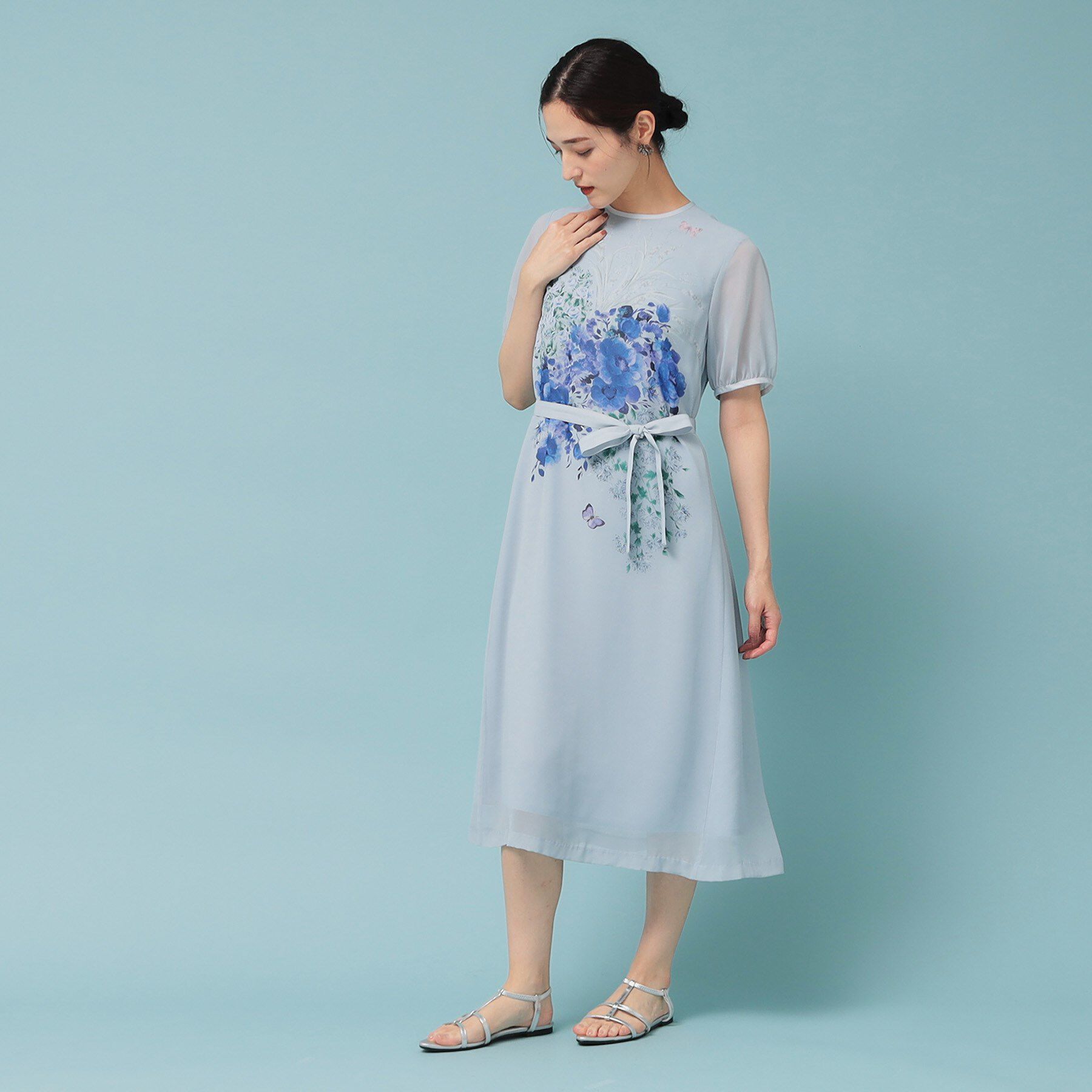 SunaUna「【co creation and yours／SS～L】パネル柄ワンピース」|ワンピース|