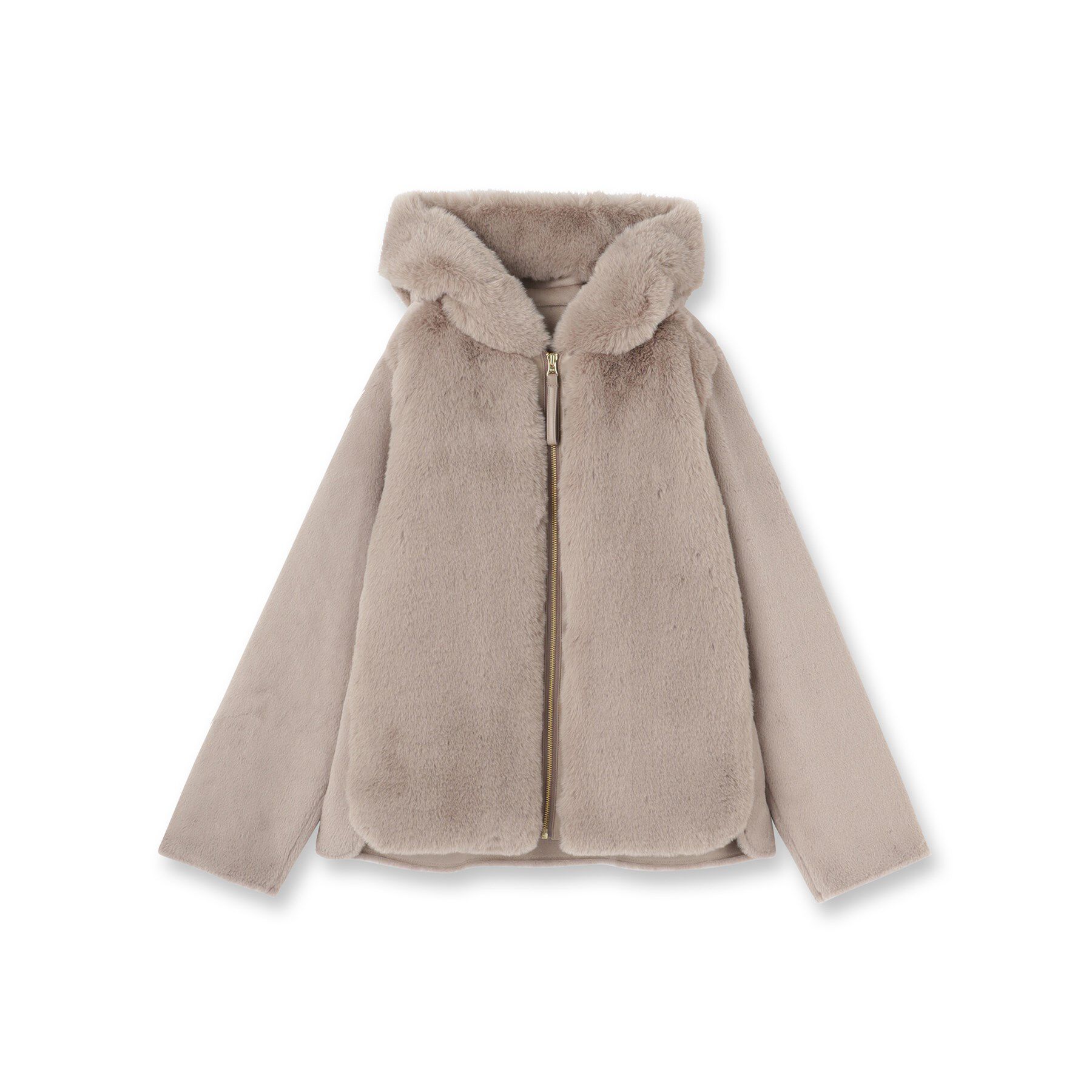 SunaUna「【冬を彩る異素材フェイクファーアウター】」|ブルゾン・スタジャン|