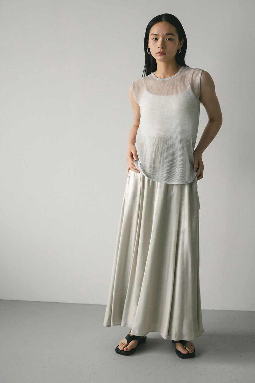 STYLEMIXER「メッシュクロシェタンク」|タンクトップ|