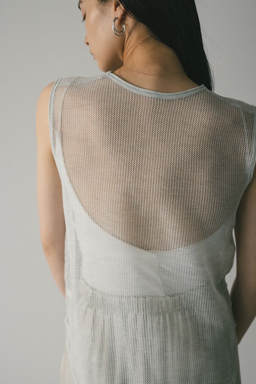 STYLEMIXER「メッシュクロシェタンク」|タンクトップ|