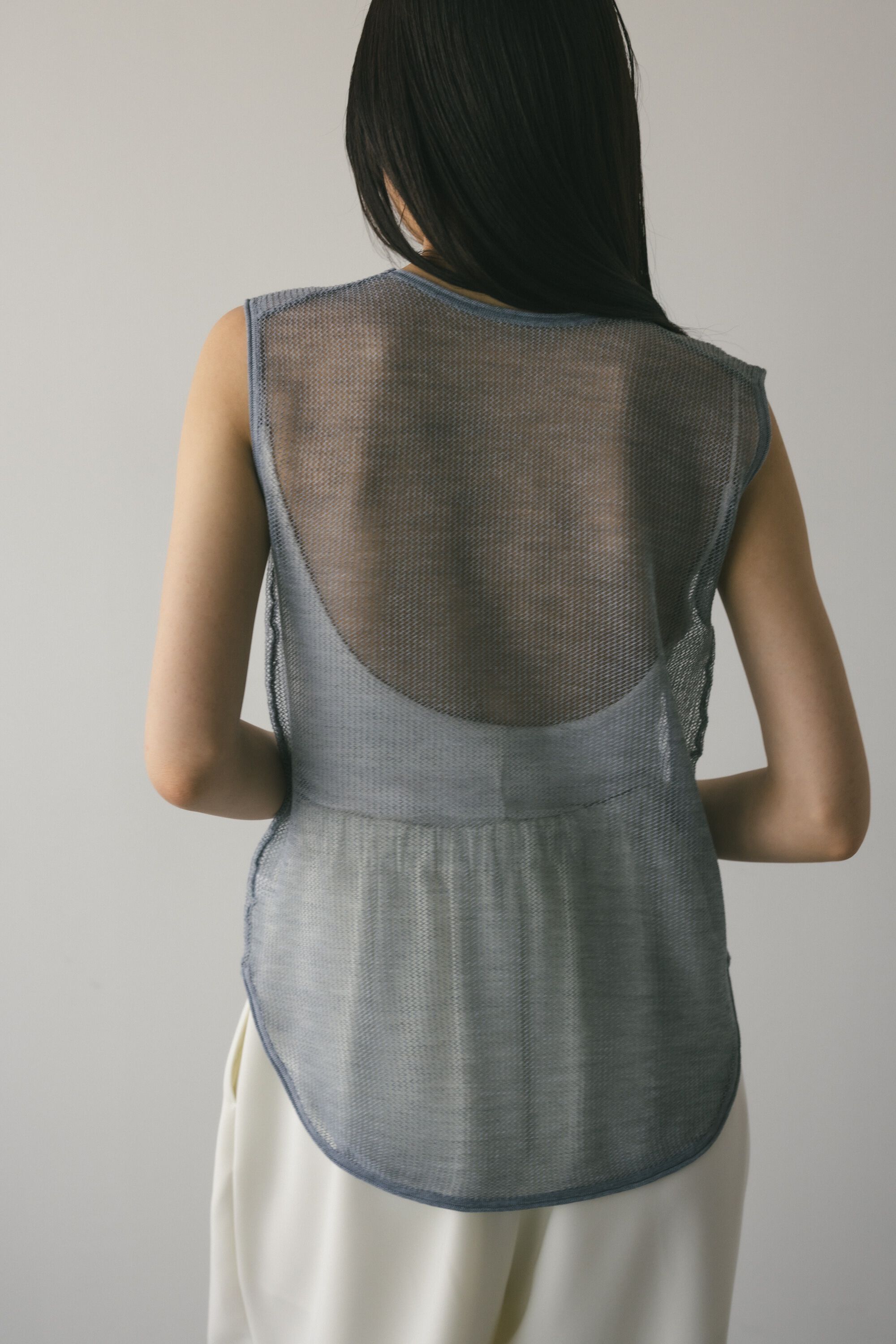 STYLEMIXER「メッシュクロシェタンク」|タンクトップ|