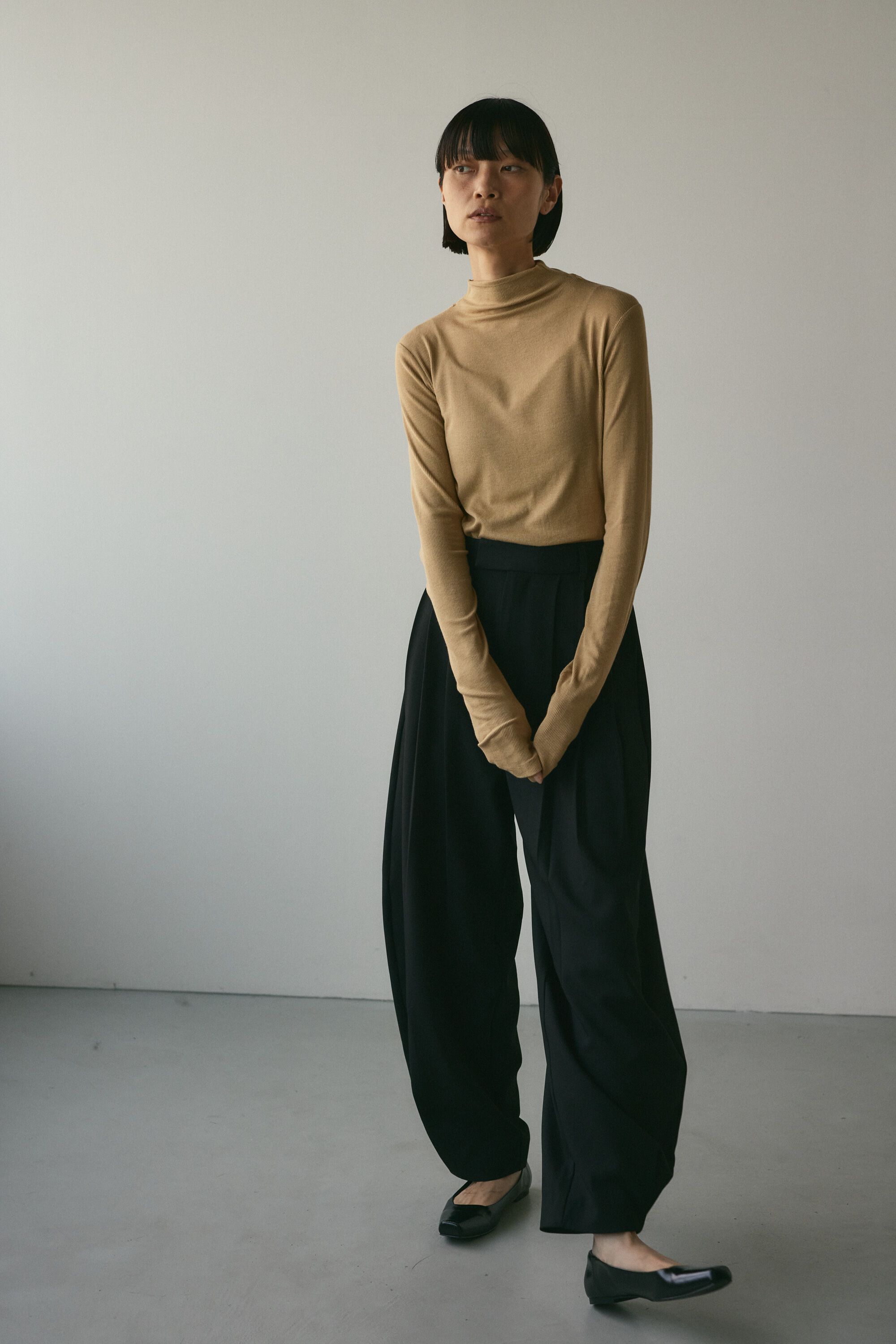 STYLEMIXER「ソフトリブハイネックトップ」|Tシャツ・カットソー|