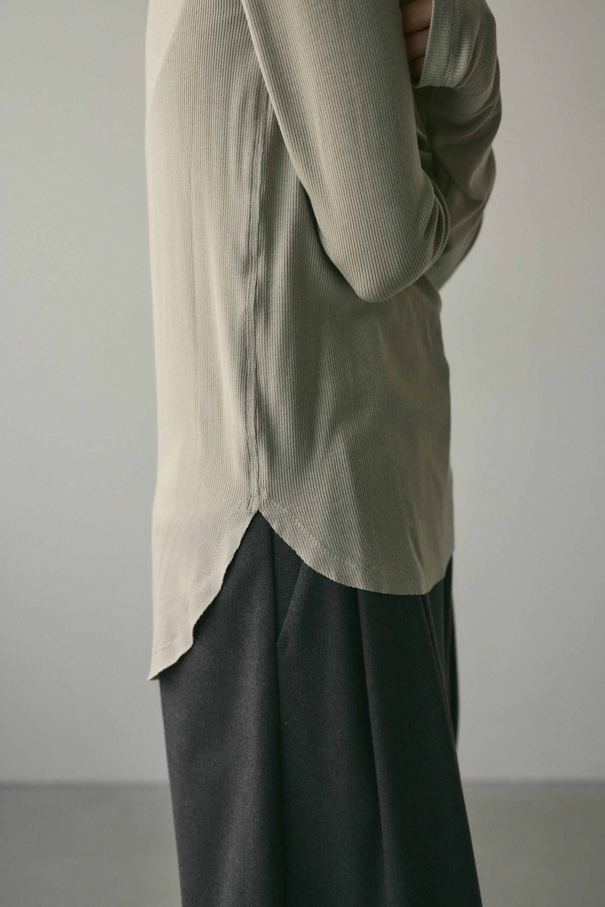 STYLEMIXER「ソフトリブハイネックトップ」|Tシャツ・カットソー|