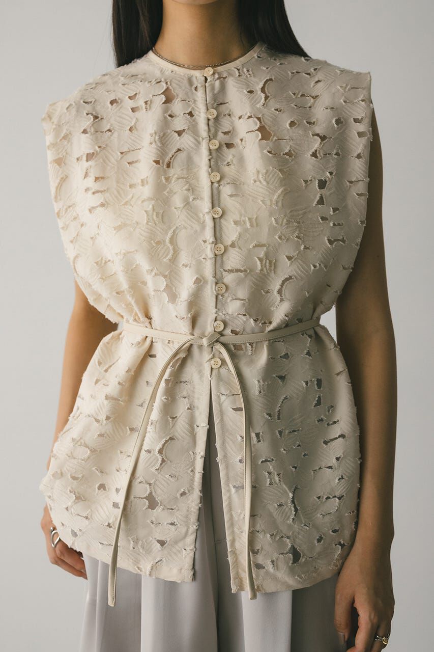 STYLEMIXER「2WAYジャガードチョーカートップ」|タンクトップ|