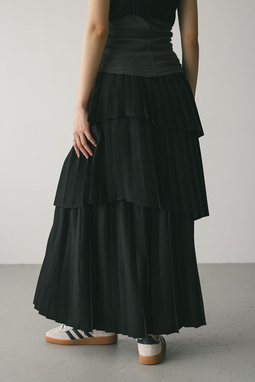 STYLEMIXER「プリーツティアードスカート」|スカート|