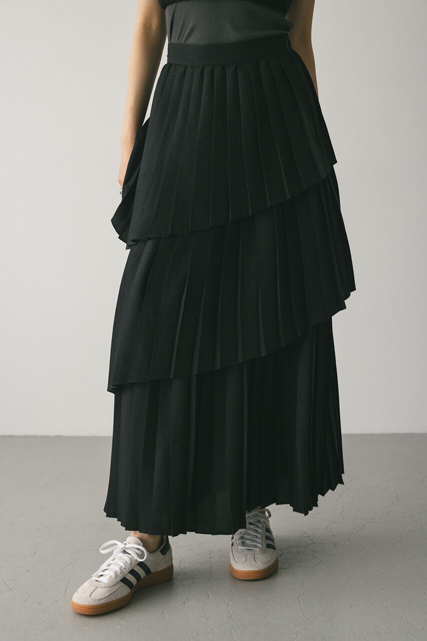 STYLEMIXER「プリーツティアードスカート」|スカート|