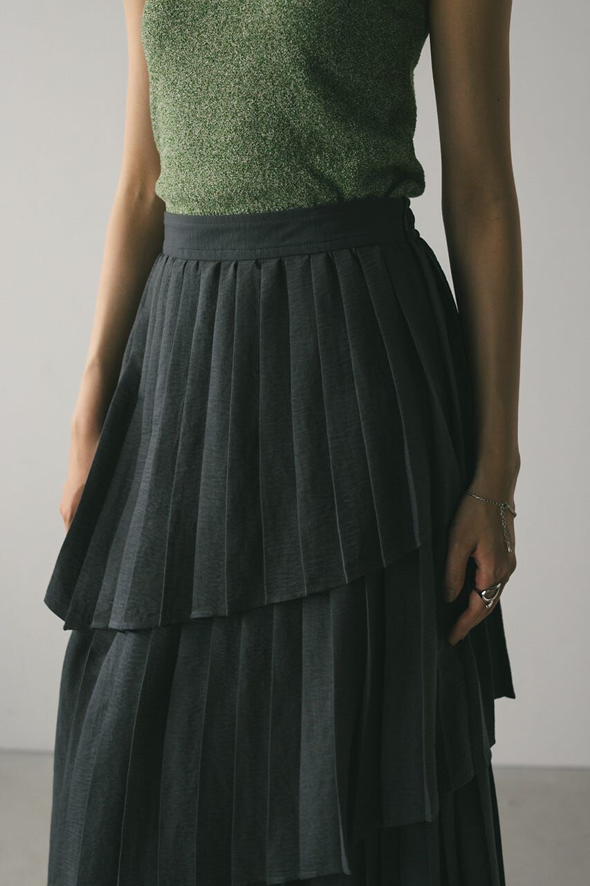 STYLEMIXER「プリーツティアードスカート」|スカート|