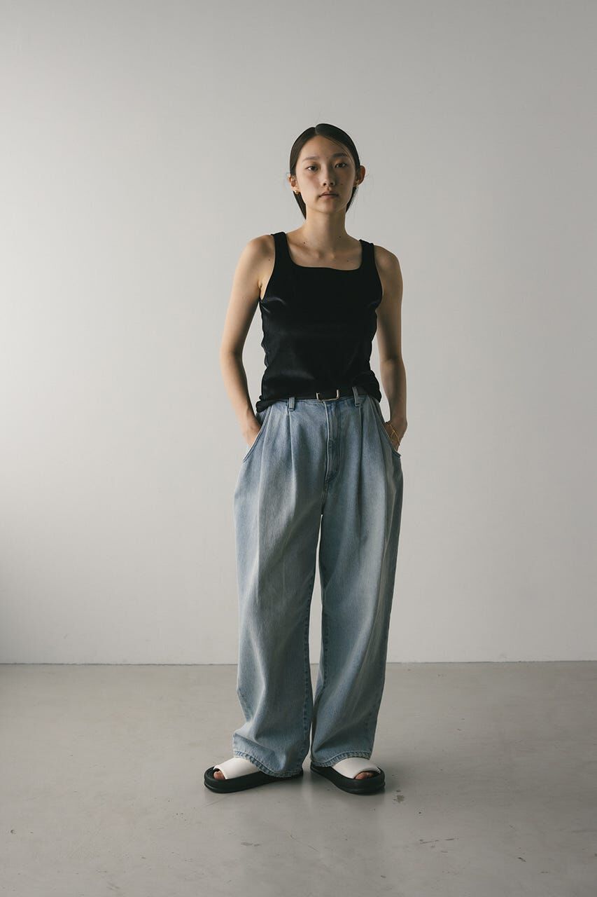 STYLEMIXER「ベロアタンクトップ」|タンクトップ|