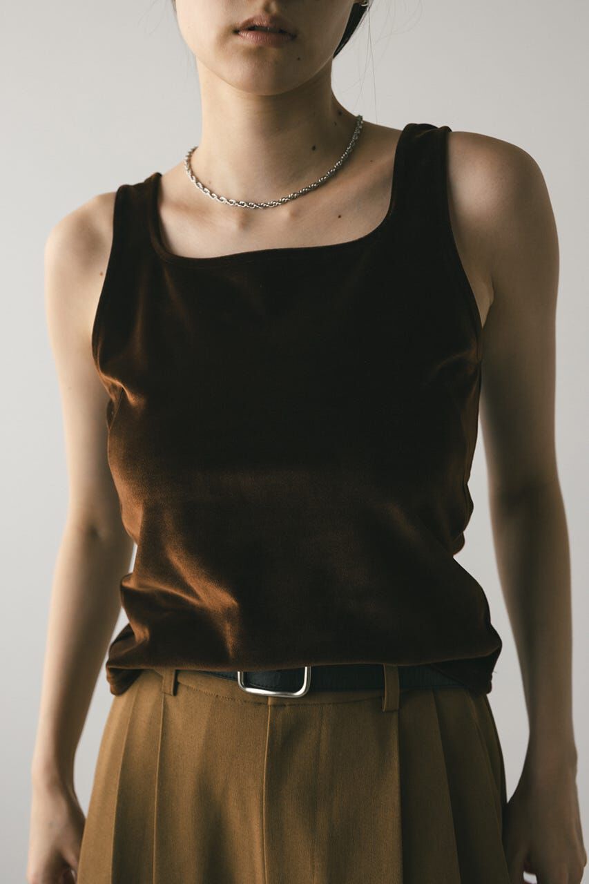 STYLEMIXER「ベロアタンクトップ」|タンクトップ|