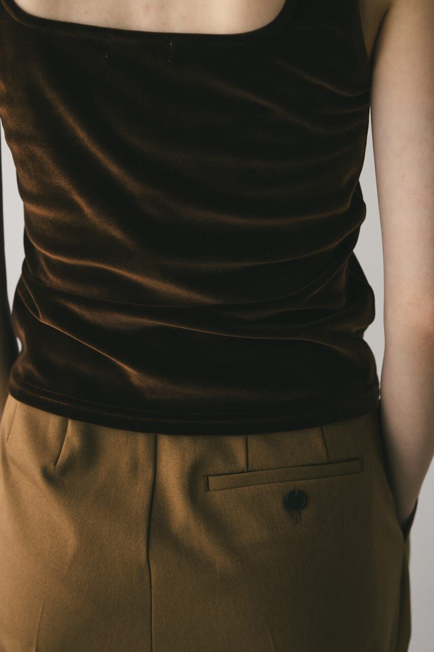 STYLEMIXER「ベロアタンクトップ」|タンクトップ|