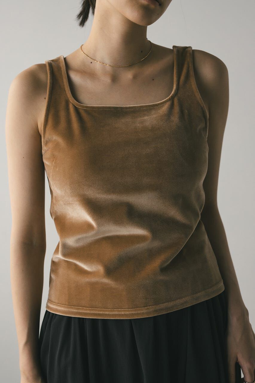 STYLEMIXER「ベロアタンクトップ」|タンクトップ|