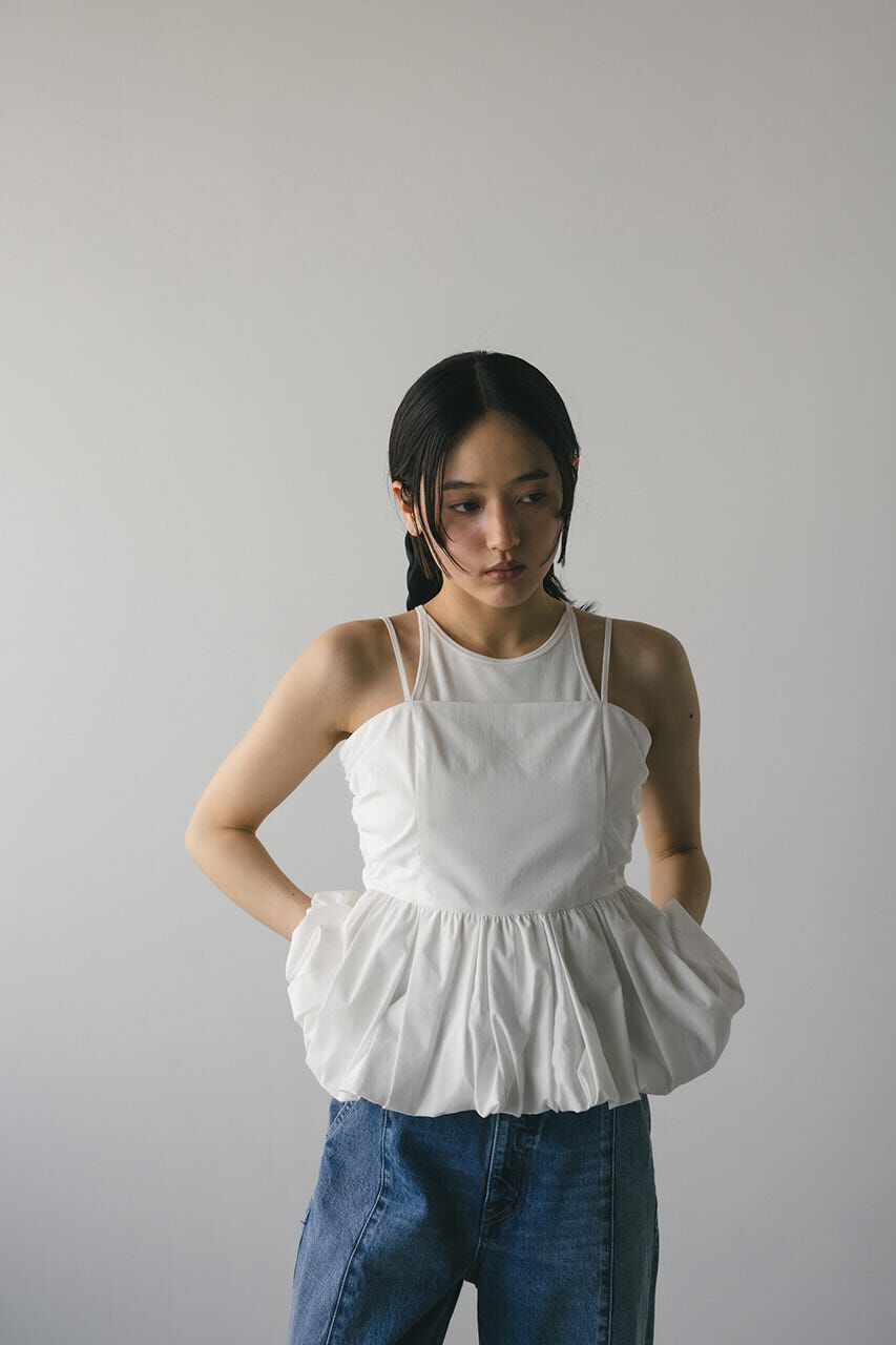 STYLEMIXER「ペプラムキャミトップ」|チューブトップ|