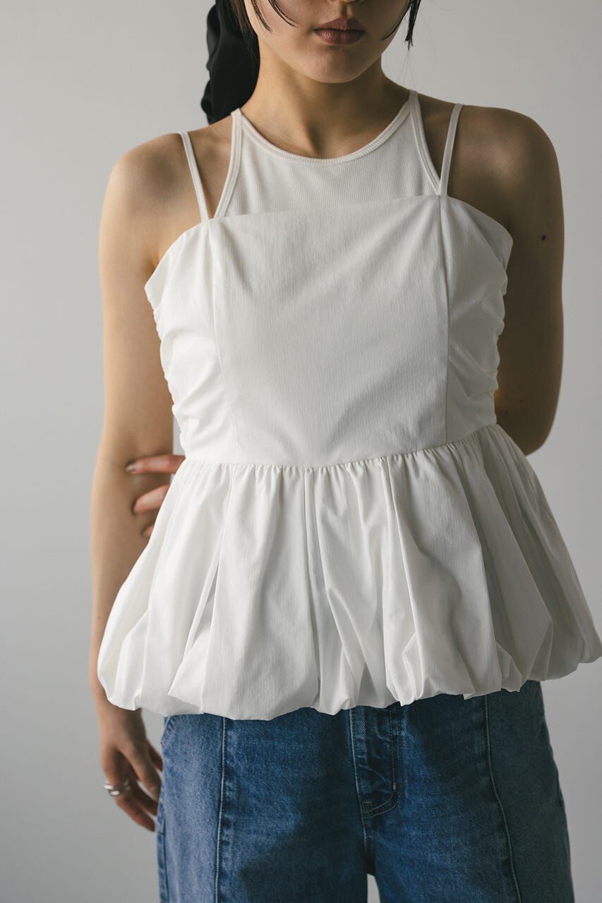 STYLEMIXER「ペプラムキャミトップ」|チューブトップ|