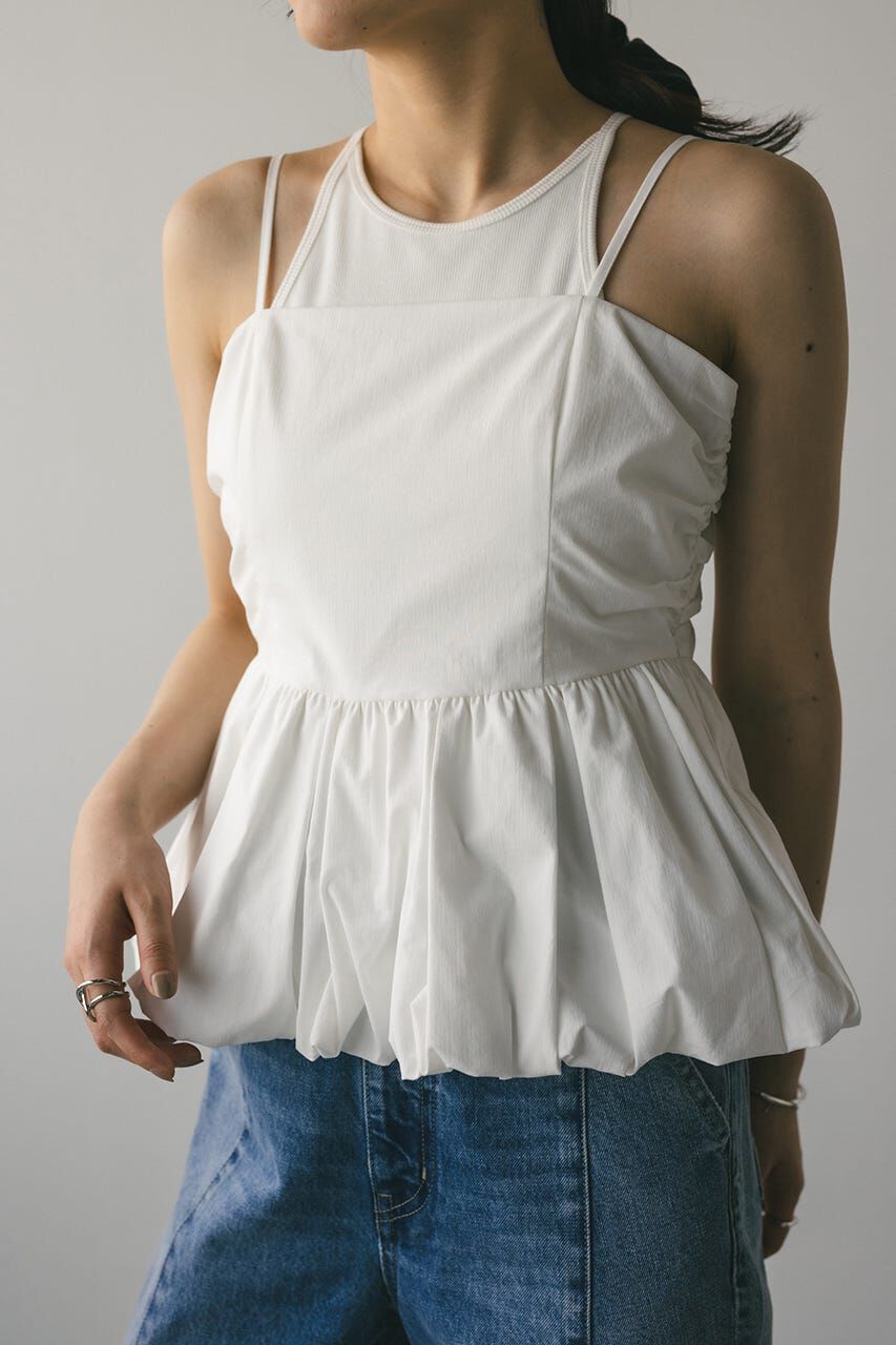 STYLEMIXER「ペプラムキャミトップ」|チューブトップ|