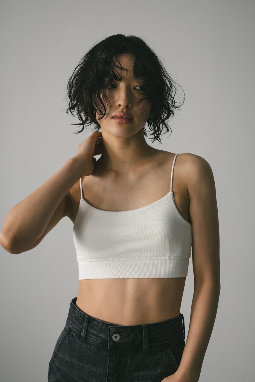 STYLEMIXER「カップ付きブラトップ」|チューブトップ|WHT