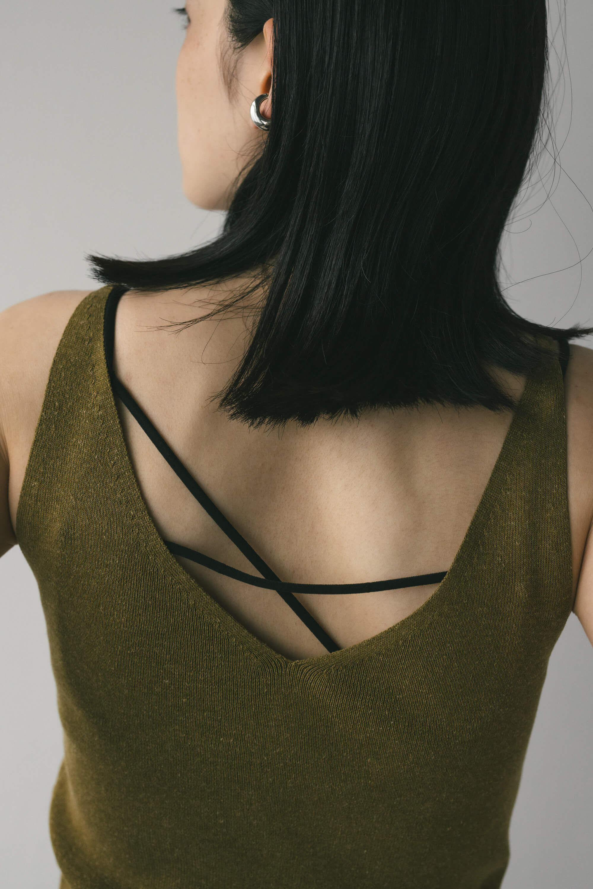 STYLEMIXER「リネンミックスVニット」|タンクトップ|