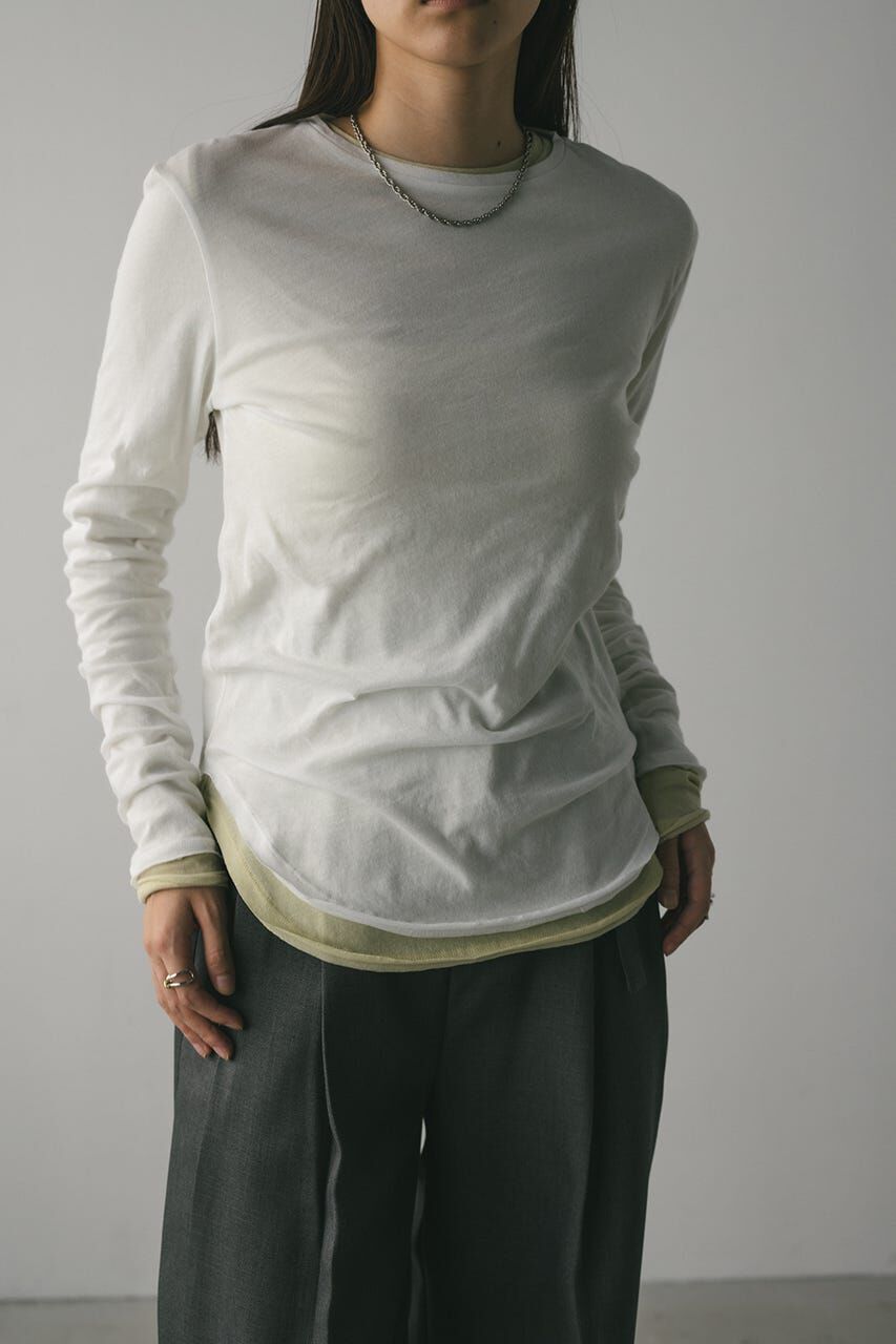 STYLEMIXER「ロングスリーブスキントップ」|Tシャツ・カットソー|