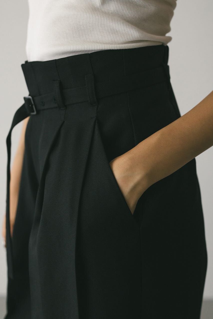 STYLEMIXER「ハイウエストワイドベルトパンツ」|その他|