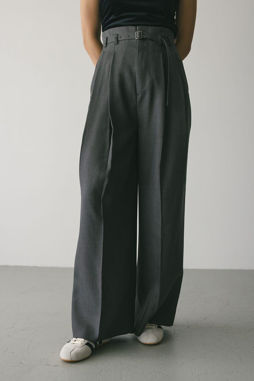 STYLEMIXER「ハイウエストワイドベルトパンツ」|その他|