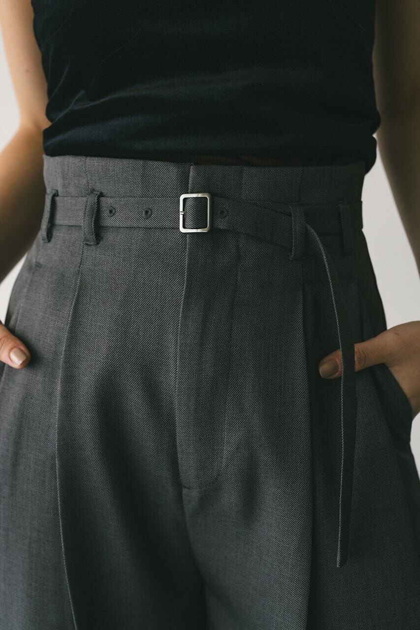STYLEMIXER「ハイウエストワイドベルトパンツ」|その他|
