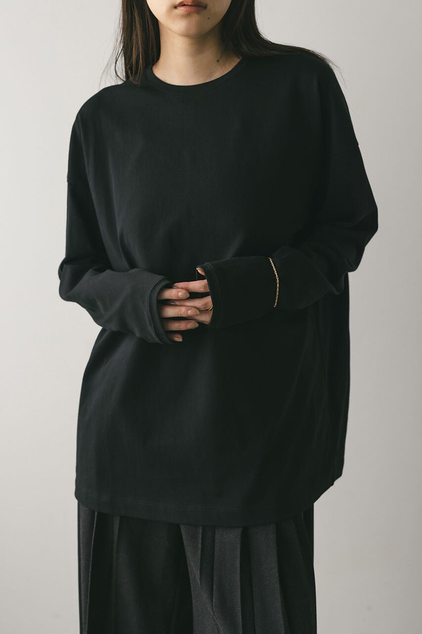 STYLEMIXER「ルーズシルエットロンT」|Tシャツ・カットソー|BLK