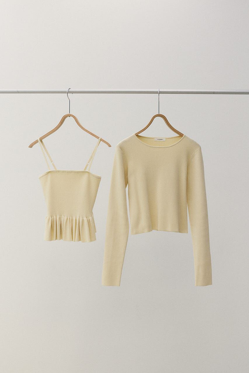 STYLEMIXER「2ピースペプラムドライニット」|ニット・セーター|