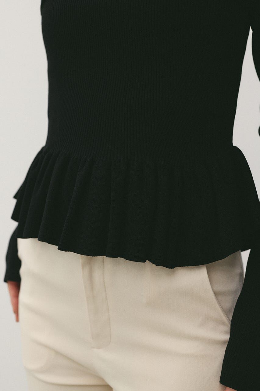 STYLEMIXER「2ピースペプラムドライニット」|ニット・セーター|