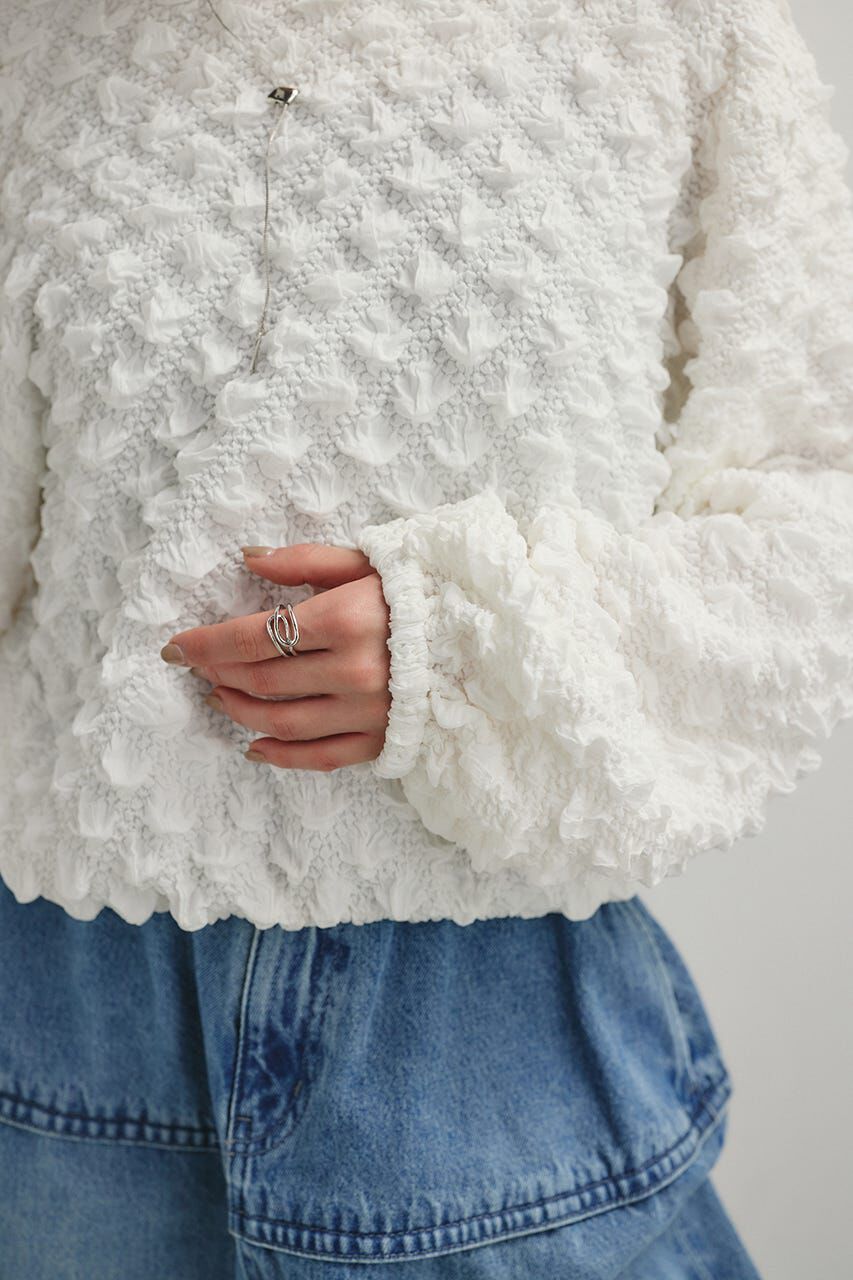 STYLEMIXER「フラッフィーバルーントップ」|シャツ・ブラウス|