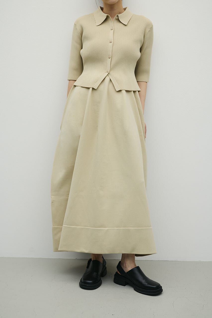 STYLEMIXER「2ピースハーフスリーブポロニットワンピース」|ワンピース|