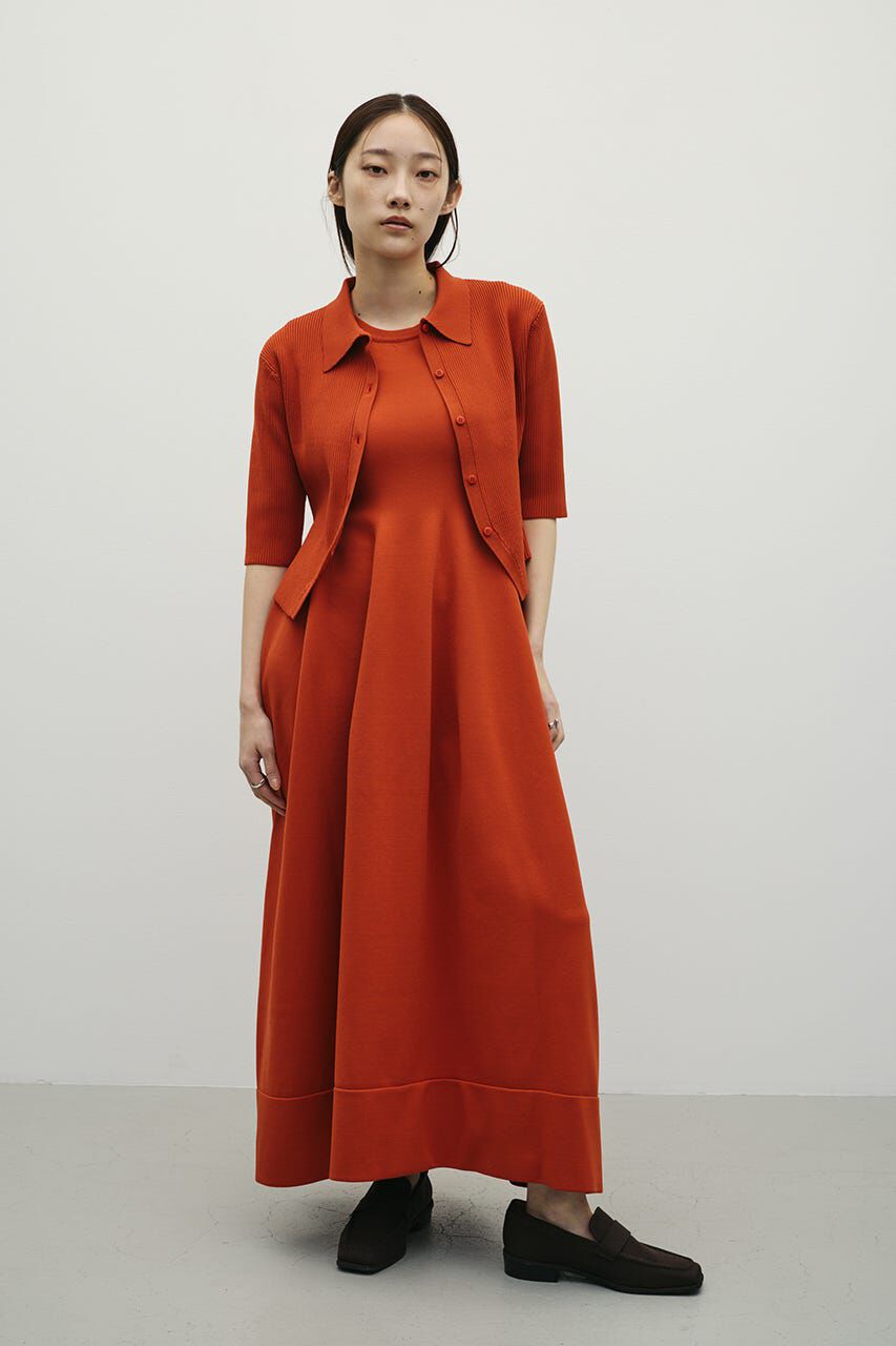 STYLEMIXER「2ピースハーフスリーブポロニットワンピース」|ワンピース|