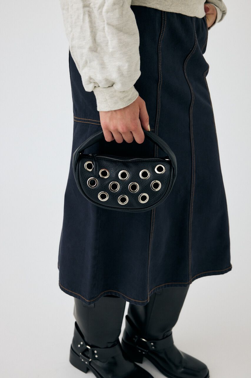 MOUSSY「EYELET ミニバッグ」|その他|BLK