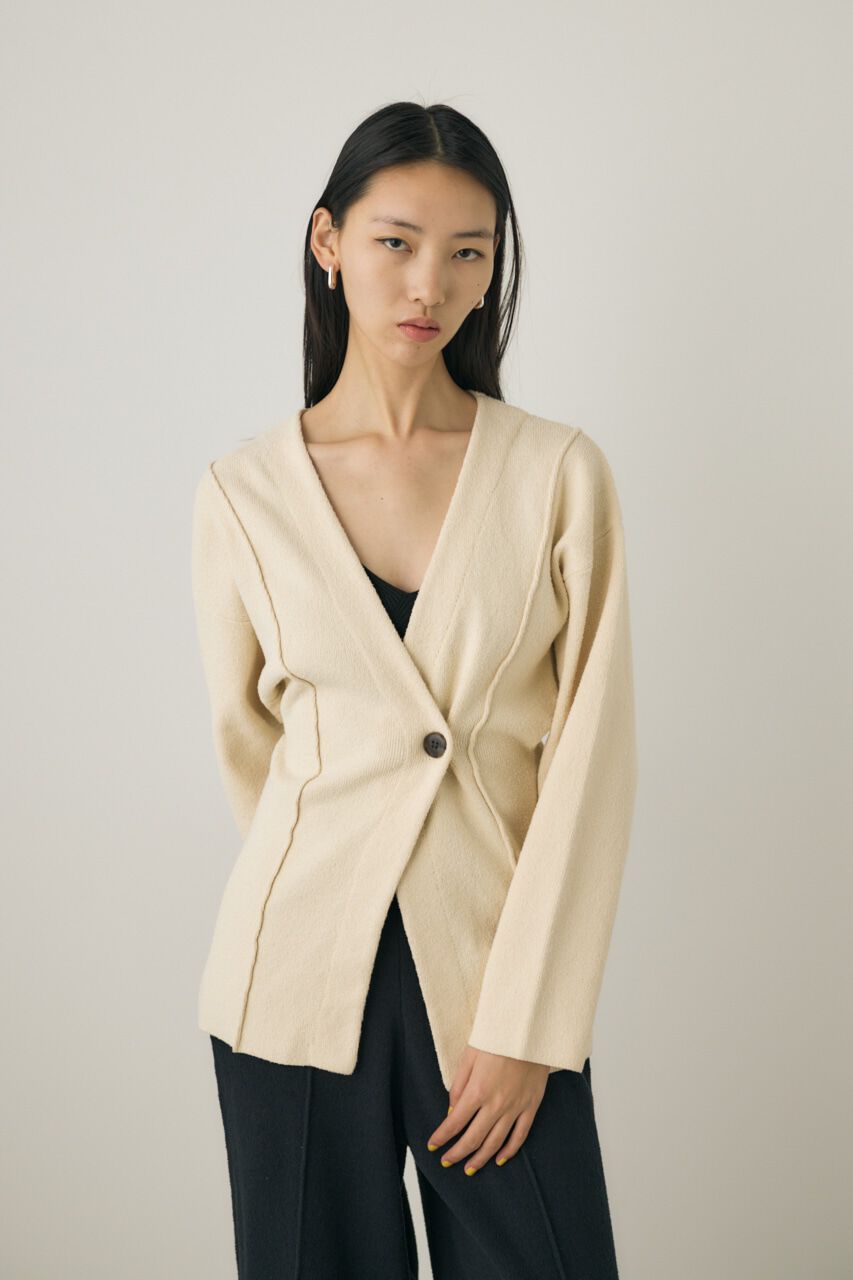 MOUSSY「ニットジャケット　素材の一部にオーガニックコットン使用」|シャツ・ブラウス|IVOY3