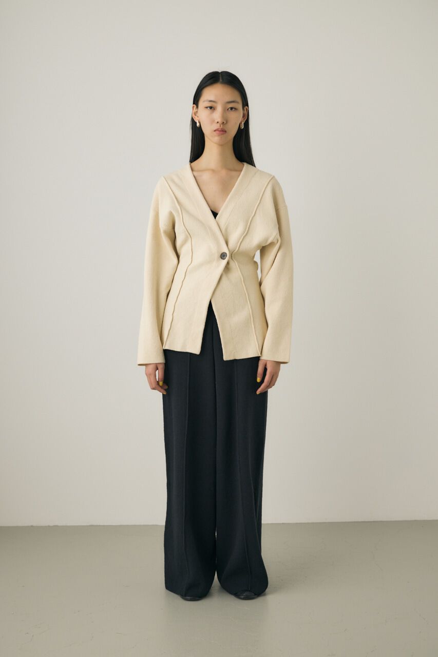 MOUSSY「ニットジャケット　素材の一部にオーガニックコットン使用」|シャツ・ブラウス|