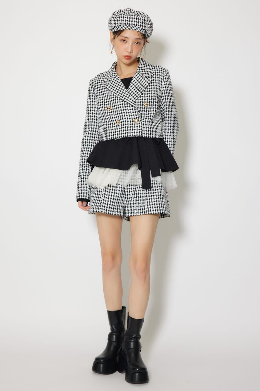 rienda「ツイードショートジャケット」|その他|