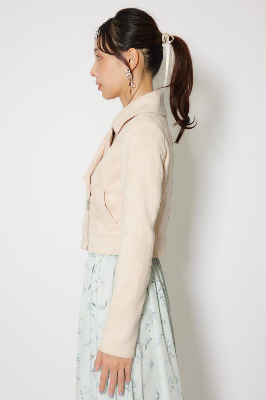 rienda「26SSフェイクスエードライダースジャケット」|その他|