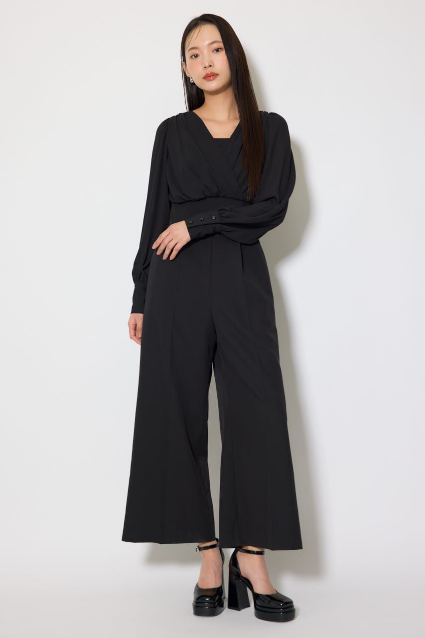 rienda「カシュクールデザインロンパース」|ワンピース|