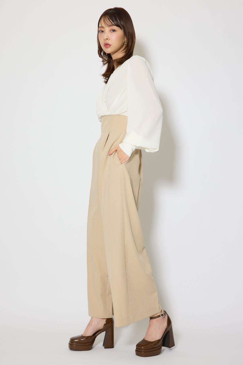 rienda「カシュクールデザインロンパース」|ワンピース|