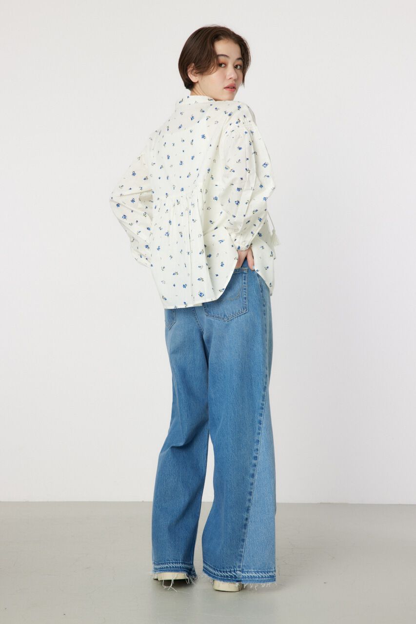 RODEO CROWNS「フラワーパターンカフタンシャツ」|シャツ・ブラウス|