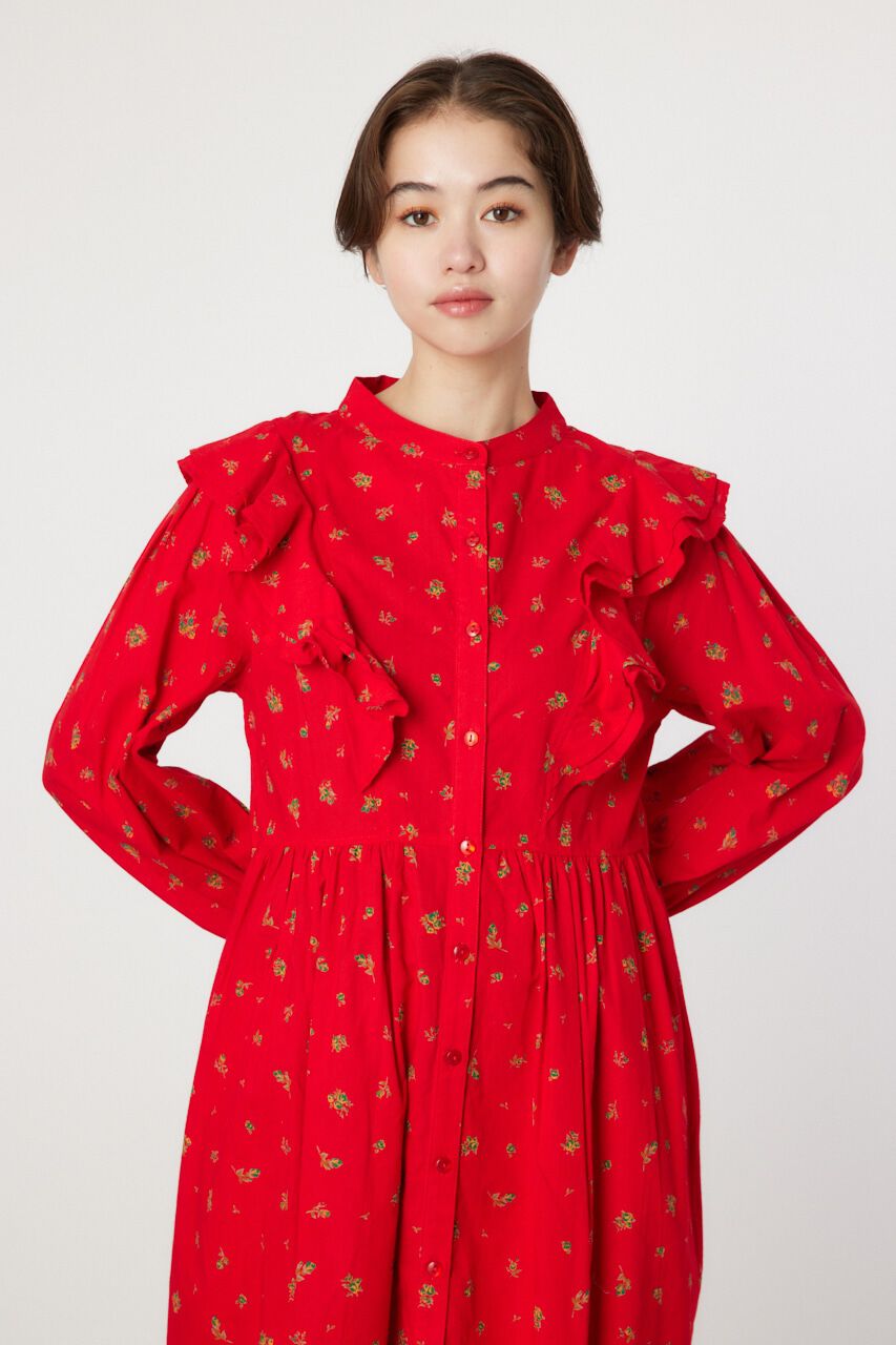 RODEO CROWNS「フラワーパターンフリルワンピース」|ワンピース|