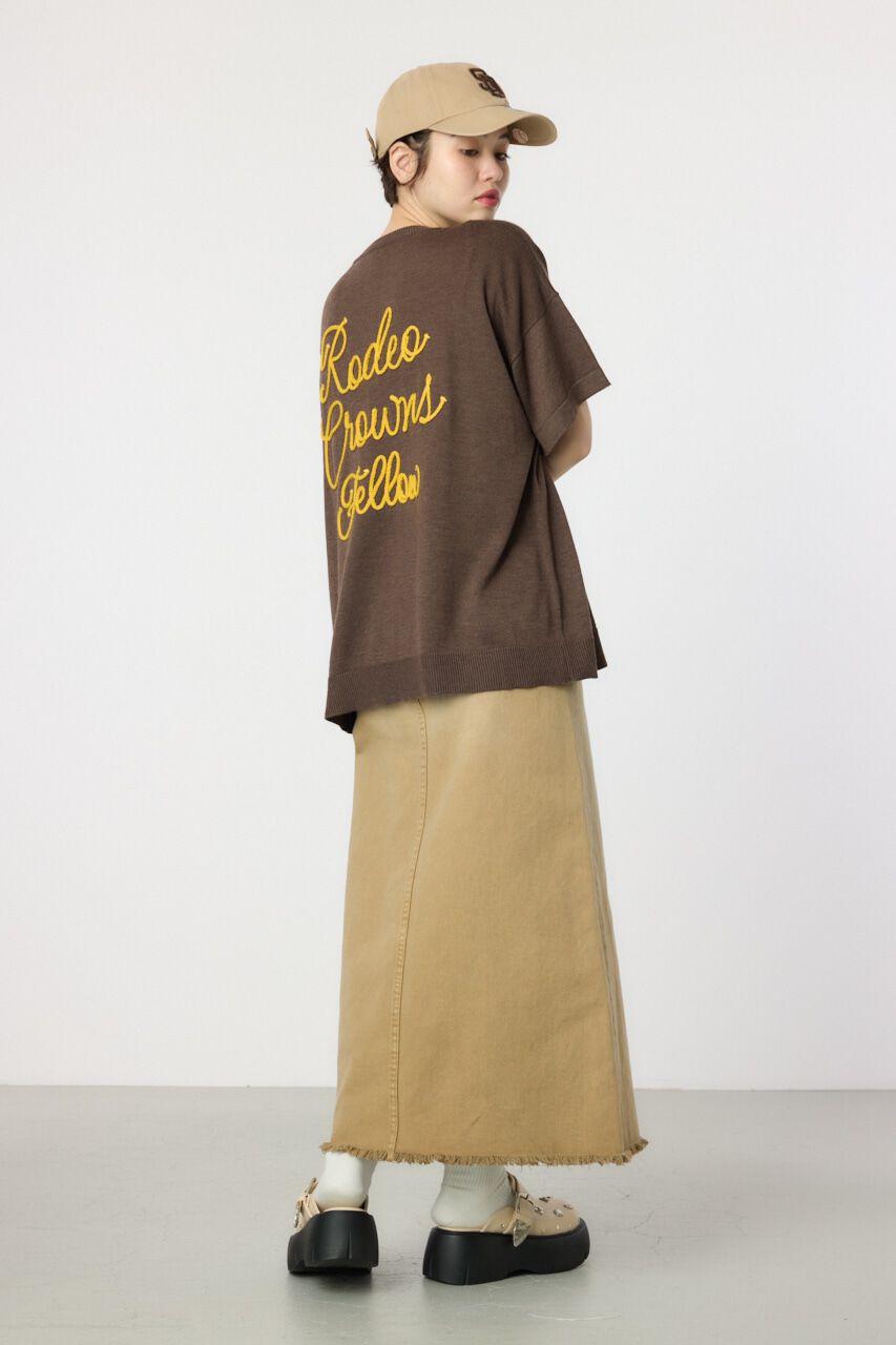 RODEO CROWNS「スクリプトロゴニットトップス」|ニット・セーター|