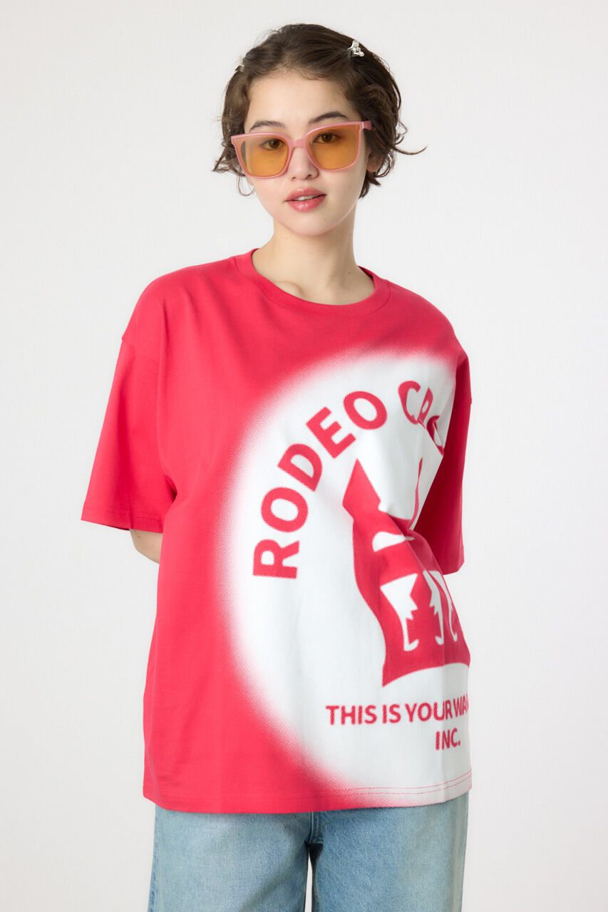 RODEO CROWNS「クラウン ハーフトーン Tシャツ」|Tシャツ・カットソー|