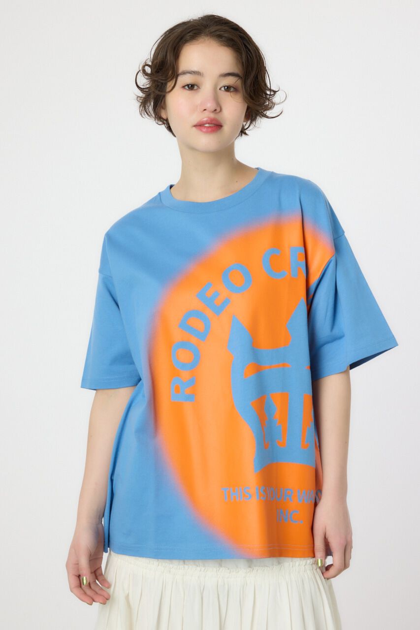 RODEO CROWNS「クラウン ハーフトーン Tシャツ」|Tシャツ・カットソー|