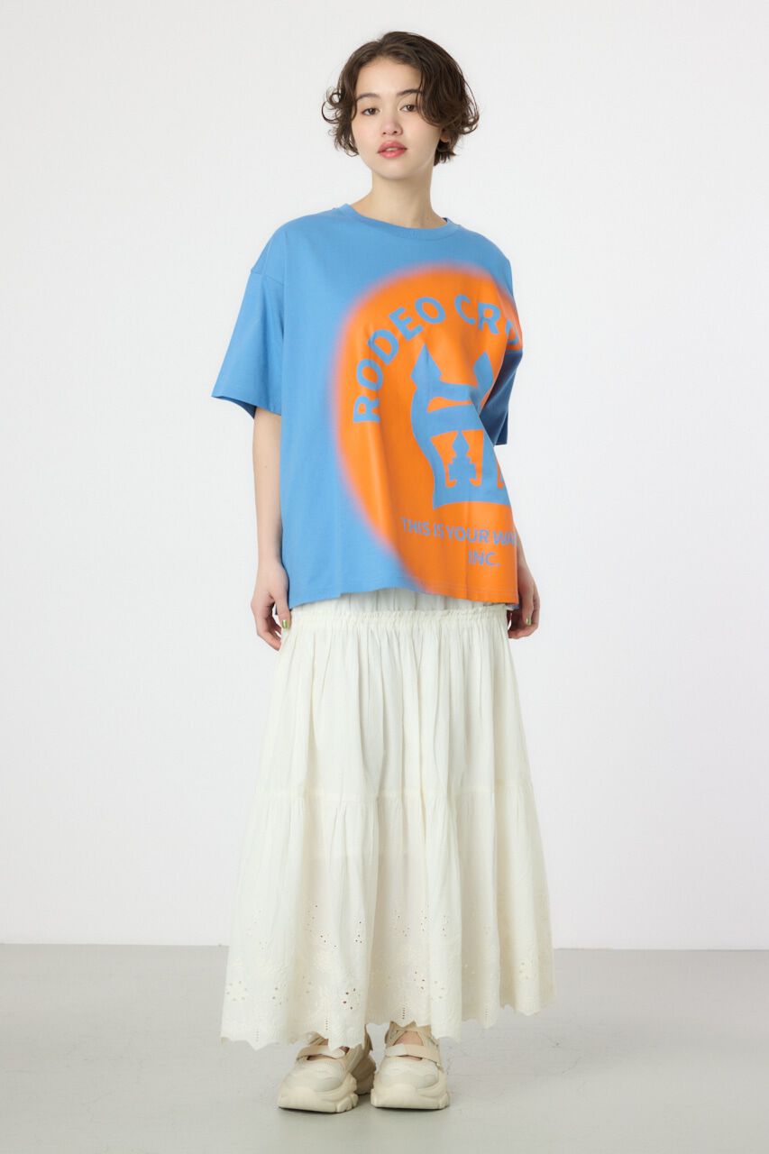 RODEO CROWNS「クラウン ハーフトーン Tシャツ」|Tシャツ・カットソー|