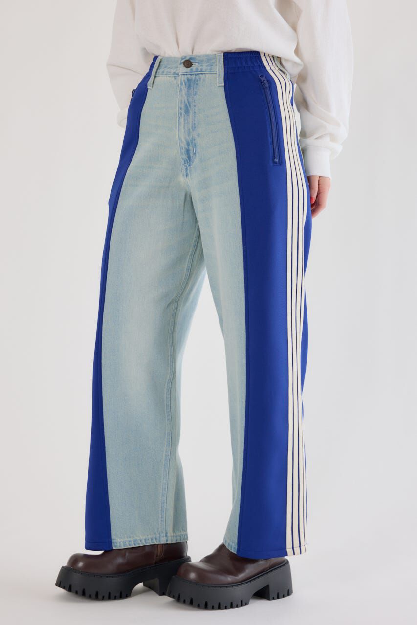 RODEO CROWNS「カスタムトラック デニムパンツ」|デニム|柄BLU5