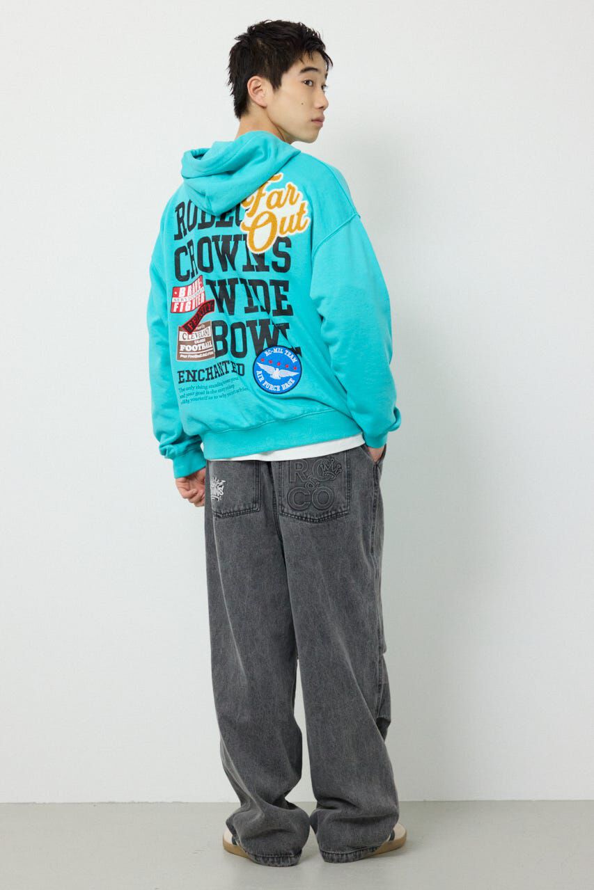 RODEO CROWNS「タイポグラフィーZIPパーカー」|パーカー|