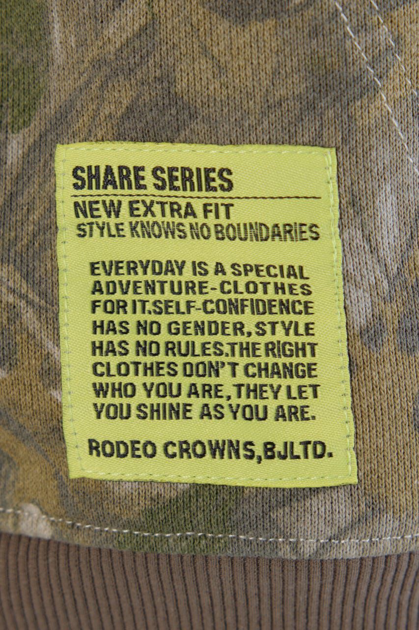 RODEO CROWNS「SHARE PATTERN W ジップパーカー」|パーカー|