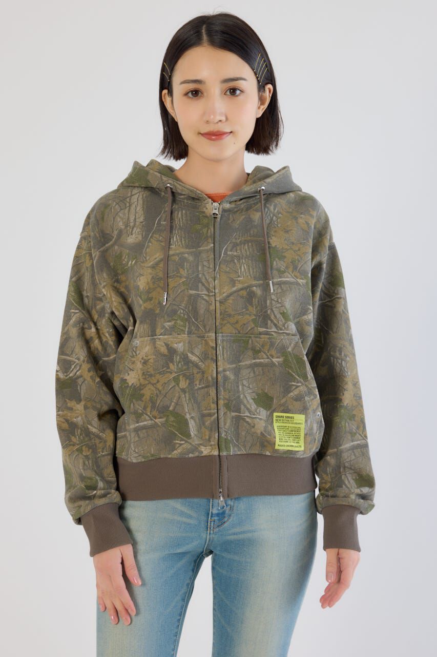 RODEO CROWNS「SHARE PATTERN W ジップパーカー」|パーカー|