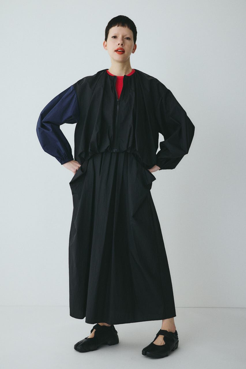 HeRIN.CYE「［予約］Balloon hem nylon blouson」|ブルゾン・スタジャン|